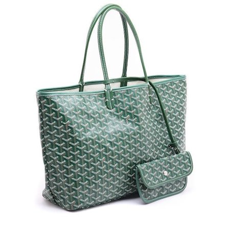 Håndveske med hundetannmønster, stor kapasitet, mammaveske, lommebok, gave, dame, grønn, stor