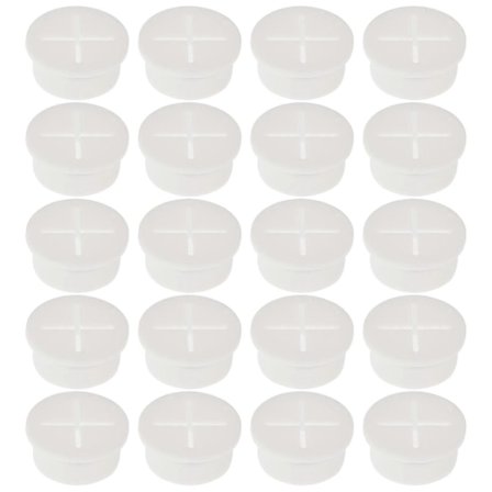 20 stk. Kabelhåndtering Kabel Wire Organizer Gummi Gjennomføring Kabel Wire Hull Deksel