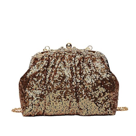 Aftenveske Crossbody Skuldervesker GULL