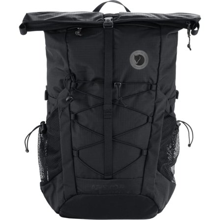 Fjällräven Abisko Hike Foldsack Rucksack in Black/Schwarz