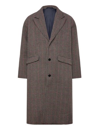 Weekday Oversized Single-Breasted Wool Blend Coat - Multi/patterned - L