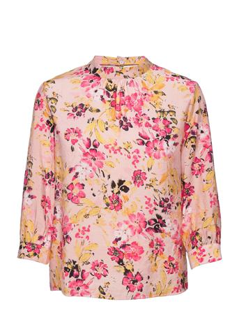 Vmgigi 3/4 Top Wvn Pink Vero Moda