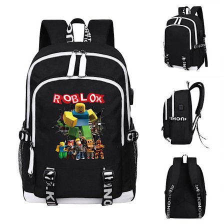 Roblox Rygsæk til Børn Skoletaske Laptop Taske - Kompatibel med Roblox