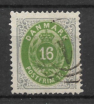 Danmark 1870 - AFA 20 - Stemplet