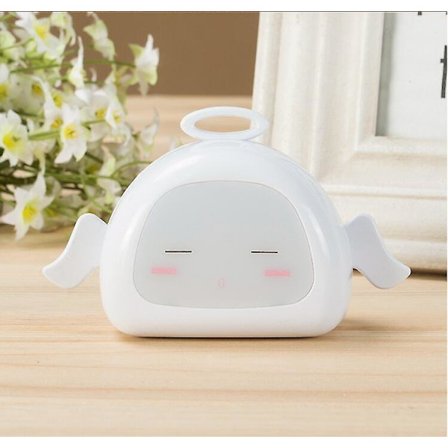 Plugg inn nattlys søt engel LED nattlys med automatisk skumring til daggry sensor nattlys