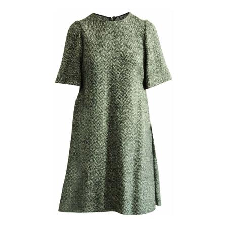Dolce & Gabbana Pre-owned, Dress Groen, Dames, Maat:L,wol