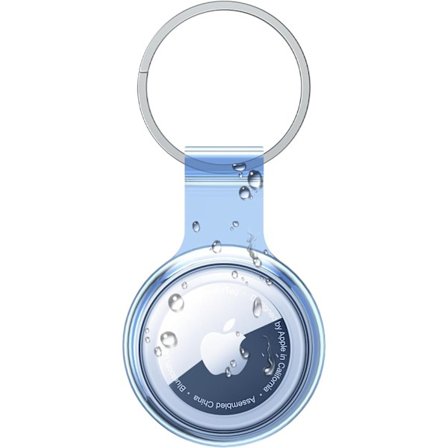 Airtag-pidike, joka on yhteensopiva Apple AirTagien kanssa, vedenpitävä ja pölytiivis ja törmäyssuojattu Airtag-kuori, jossa on monivärinen läpinäkyvä