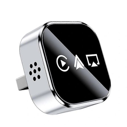 (pow yeah!)3-i-1 Trådlös Carplay Adapter AirPlay Carplay Android Auto USB Dongle Plug and Play Kabelansluten Carplay till