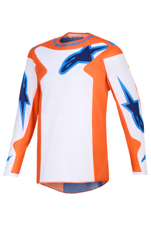 Maglia Cross Alpinestars Fluid Grid Arancio/Blu UCLA S