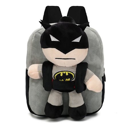 League of Legends Student School Bag Cartoon Plush Children's Bag 1-2-3 Years Old Kindergarten Children Backpack Snack Bag - Batman