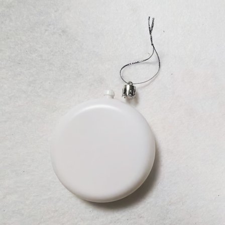 Trendikkäät valkoiset pyöreät pallot – Hopea/Kulta joulukuusenkoristeet, 12-/24-pakkaus