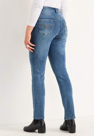 Cellbes of Sweden - Jeans med elastik i siderne Elsa i lyseblå / denim til damer i størrelse 42R