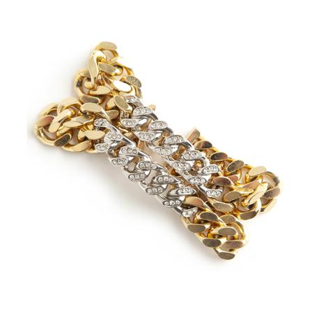 Dior Vintage Pre-owned Jewellery , Geel , Dames , Maat: ONE Size Vintage Sieraden