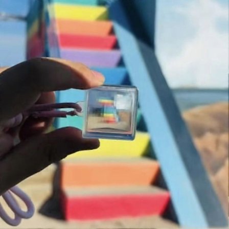 Pixel filter nyckelring (A) $Pixel filter nyckelring högkvalitativ akryl hänge studentväska ornament dekoration skicka flickvänner present blind box[D