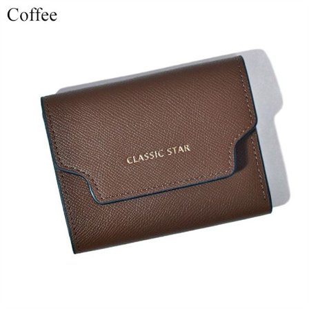 Kort plånboksväska KAFFE