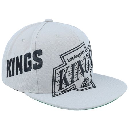 Mitchell & Ness - Gris snapback Gorra - Los Angeles Kings Big Time Vintage Grey Snapback @ Hatstore