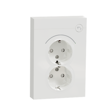 ELKO Smart Stikk Dobbel 16A Plus PH