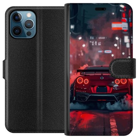 Yhteensopiva Lompakkokotelo Apple Apple iPhone 12 Pro Max Sporttiauto Punainen Drifting Racing Viritys