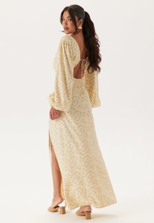 Bubbleroom Occasion - Balloon Sleeve Wrap Gown - XL