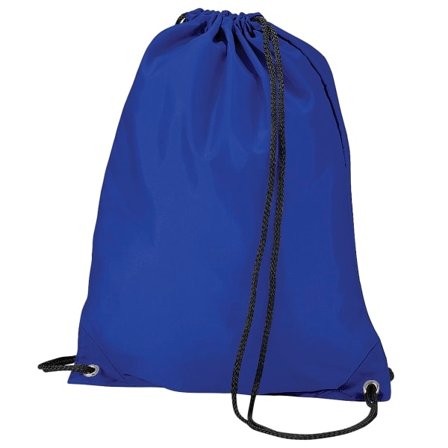 BagBase Budget Vattenavvisande Sport Gympapåse Dragsko (11 Royal One Size
