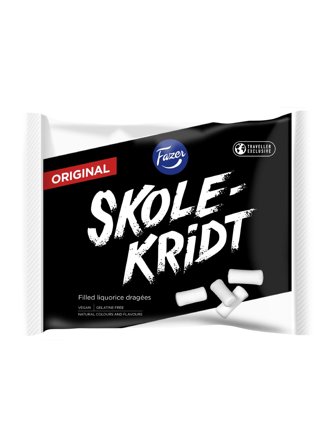SkolekridtFilled liquorice dragées 0.4kg