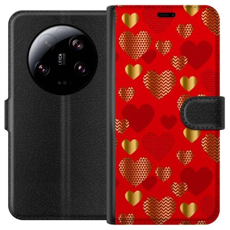 Yhteensopiva Lompakkokotelo Xiaomi Xiaomi 13 Ultra GoldenHearts