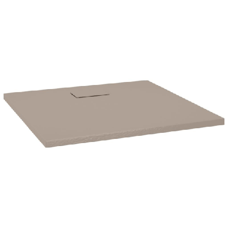 Vidaxl Duschkar Smc Brun 90x80 Cm Brun