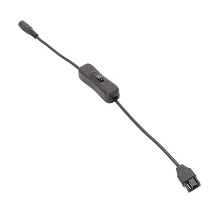 33 cm DC5,5x2,1mm Plug to 4Pin dator PC Fläkt Power Anslut datorfläktar till extern power