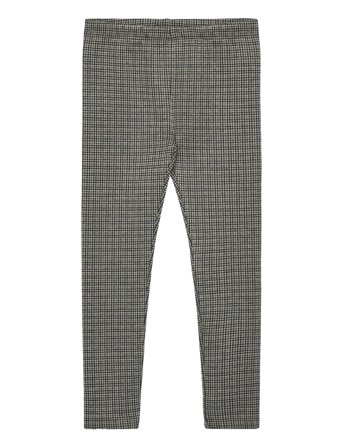Mango Houndstooth Leggings - Brown - 5-6