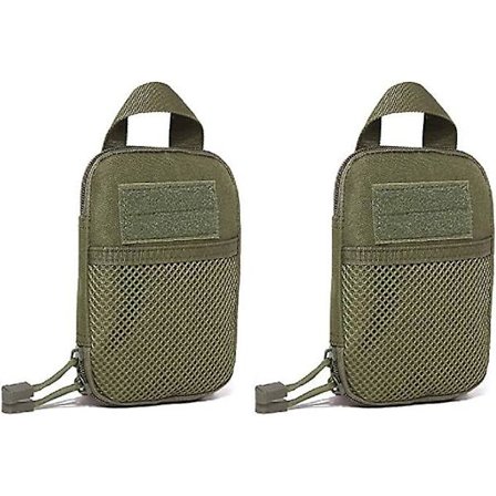 Taktisk taljepakke 2-pak, Molle lille pung, Vandtæt taljepakke til camping, vandreture og jagt