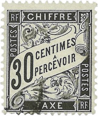 Frankrig 1882 - Portomærke YT 16 - Stemplet