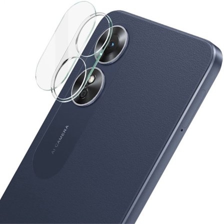IMAK kameraskydd i glas med linsskydd i akryl för Oppo A17