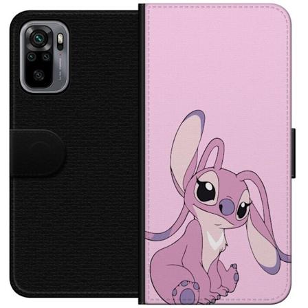 Xiaomi Redmi Note 10S Tegnebogsetui Stitch lyserød
