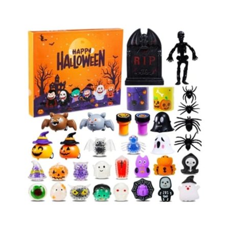 Halloween-joulukalenteri lapsille: 31 päivää ilman karkkeja, yllätyslahjoja pojille ja tytöille