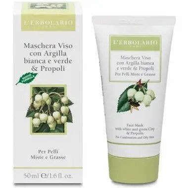 L'Erbolario Maschera Viso All'argilla E Alla Propoli 50ml