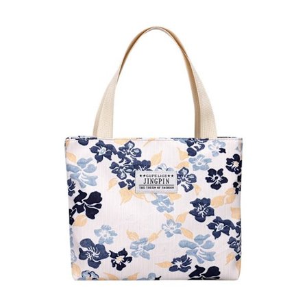 Canvasväska Kosmetisk handväska BLÅ BLÅ