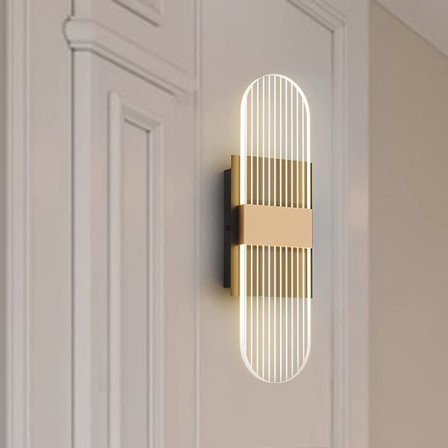 Dimbar vägglampa, Threebro 10W akryl dekorativ LED vägglampa