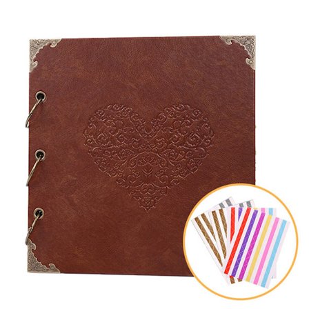 Fotoalbum eller DIY-skrapbok (10x10 tommer 50 sider dobbeltsidig)