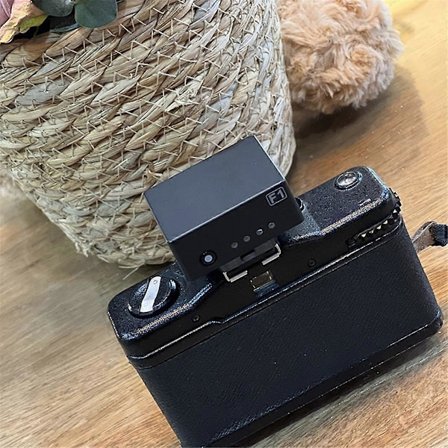 Mini Hot Shoe Oppladbar Miniatyr Kamera Makro Xenon Blits for Speilløse Digitale Kamera A7C DLUX5 GRIII GR2 GR3x(B)