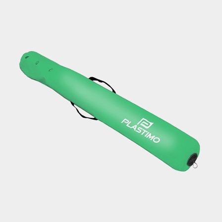 Bóia de contorno Plastimo Regatta Buoy, alongada, 130 cm, Ø15 cm, verde