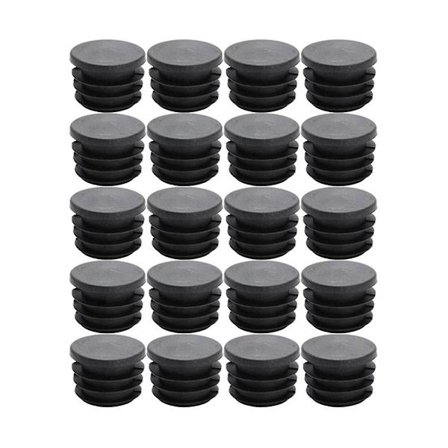 Stål Rør Støvsikkert Indre Prop Diameter 30mm Plastik Flad Hoved Prop Rundt Rør Med Rustfrit Stål