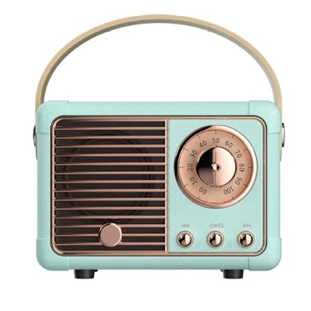 Retro Bluetooth-højttaler, Vintage FM-radio med klassisk stil, høj lydstyrke, Bluetooth 5.0 trådløs forbindelse, understøttelse af TF-kort blue/NT/
