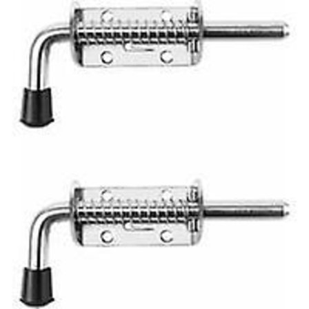 TCGG - 2 kpl 158 mm Jousilukko, Vahva Jousilukko 304 Ruostumattomasta Teräksestä Pihaportteihin, Varastoon, Perävaunuun, Autotalliin, Lukko ja Salpa