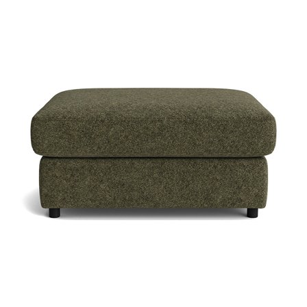 Oasis Pouf Polsterhocker in Anthology Grün, moderner Stil mit bequemer Federung und weicher Polsterung, vielseitig einsetzbar, Höhe 44cm.