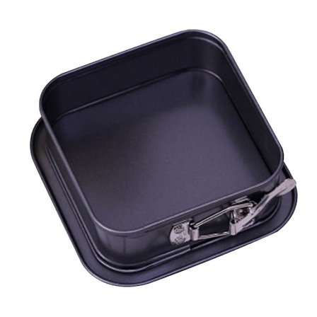 17,5*21*8 cm firkantet kakeform med spenne og løsbunn