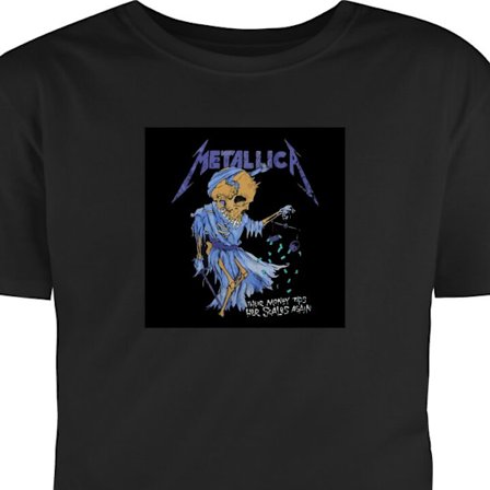 Barn T-shirt Metallica Rock Musik Band Hardrock