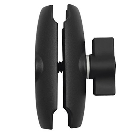 Aluminiumlegering Arm 9cm Dubbeluttag Arm Med 1 Tums Kulbas Montering Motorcykel Kameraförlängning A