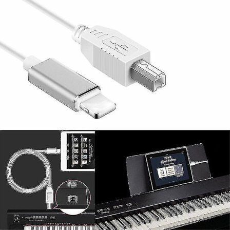 Lightning to Type-b Midi Keyboard Converter USB 2.0 -kaapeli, joka on yhteensopiva iPhone 7 8 X Ipad -HG:n kanssa