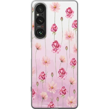Kompatibel Mobilcover til Sony Xperia 1 VI Rose Petal Whisper