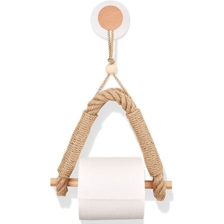 Toalettpappershållare utan borrning, självhäftande toalettpappershållare